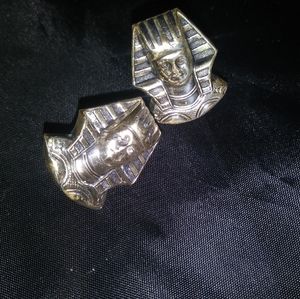 Really cool king tut earrings